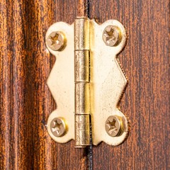 Small Jewelry Box Hinge 3/4 inch, 12 Pack 90-degree Butterfly Hinge, Brown