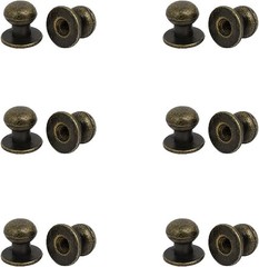 Antrader Mini Box Cabinet Knob Metal Round Head Pull Handle Knobs 12 Pack