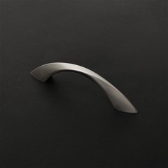 5 PCS Brushed Silver Cabinet Pulls Arch Twisted Drawer Handles 105mm/4.13 Inch