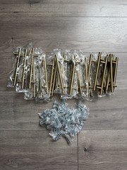 30pcs 7,5” Cabinet Handles Gold Color Kitchen Cabinet Pulls