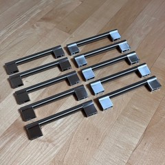 10-Pack Richelieu Stainless Steel 5 9/16” Cabinet Pulls Handles Brushed Nickel