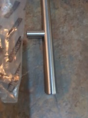 Lot 7 Modern Euro 16″ Stainless Steel Satin Nickel Finish Drawer Pulls Handles