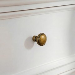 Pack Drawer Knobs 1-1/4 Inch Kitchen Cabinet Knob(1-1/4 In) 10 Antique Brass
