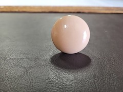 Vintage Almond Brown Mushroom Porcelain Cabinet 1.25 Inch Knobs Kitchen Bath Bed