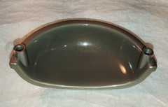 Amerock | Cabinet Cup Pull | Satin Nickel | 3 inch (76 mm) Center to Center
