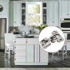 20 Pack 1/2″ Overlay Soft Close Face Frame 105° Compact Cabinet Hinges Handware