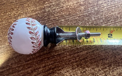 3 Decorative Sports Baseball Themed Cabinet Drawer Pulls (H137)