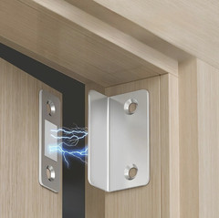 2pcs Magnetic Door Catch Latch: Invisible Drill-Free Cabinet & Sliding Lock