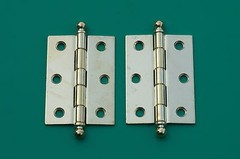 4 FINISHES BUTT HINGES 1 3/4″ W X 2 7/16″ H BALL TIPS WITH REMOVABLE PINS, STEEL