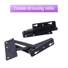 2 Pack 80 Degree Foldable Lifting Bracket, Black Spring Hinges, Heavy Duty Li…