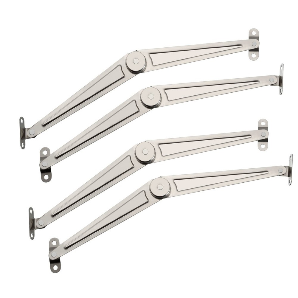 Lid Support Hinge 10 Inch 1.5mm Material Thickness Lid Stay Soft Close 4pcs