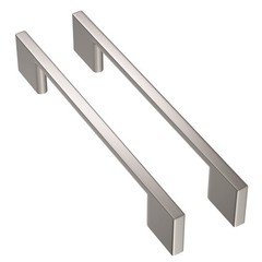 10 Pack Brushed Nickel Cabinet Handles, Drawer Handles, Drawer Pulls and Knob…