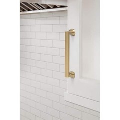 Amerock Hybridize 5-1/16 in. (128mm) Modern Champagne Bronze Bar Cabinet Pull