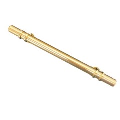 OYX 12 Pack 5 Inch Drawer Pulls Brushed Gold Cabinet Handles, Brass Pulls READ