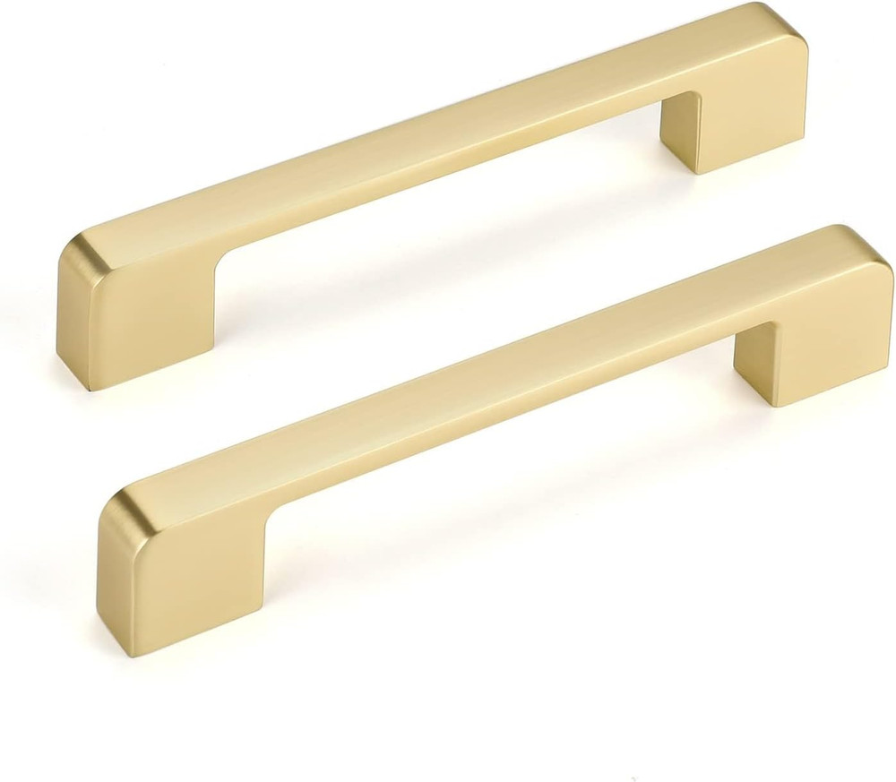 25 Pack Brushed Gold 5″ Cabinet Pulls – Stylish Zinc Alloy Handles