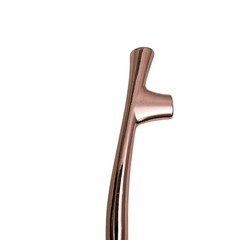 Rose Gold Modern Door Cabinet Handle Pull Stylish Design Hardware 5.5in Set of 2