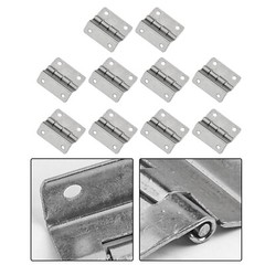 10pcs Tri-fold Hinge Nickel Plated Silver Wooden Box Hinge HIGH QUALITY