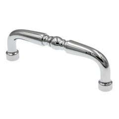 Amerock BP1450-26 Chrome 3″cc Solid Brass Cabinet Arch Pull Allison