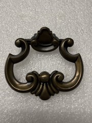 Vintage Keeler Brass #54667Cortina Antique English Ring Pull Furniture Knob (65