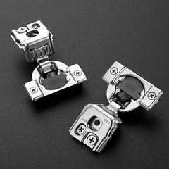 New Ravinte 56 PK 28 Pairs 1/4 inch Overlay Soft Close Satin Hinges Fast Ship