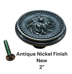 Baldwin 4932-151-BIN 2” Antique Nickel Finish Solid Brass Cabinet Knobs NEW