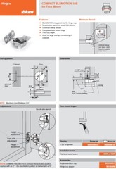 Blum Compact BLUMOTION Hinges, 5/16 Inch Overlay through 1-9/16 Inch Overlay