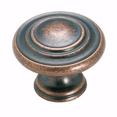 BP1586-WC Weathered Copper 1 3/8″ Rings Cabinet Knob Pull Amerock Inspirations