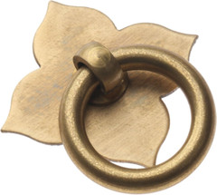 1Pc 1.89″X1.69″ Furniture Brass Hardware Drawer Pull Cabinet Handle Door Ring wi