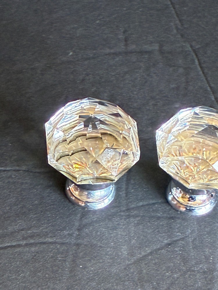 New Emtek Diamond Cabinet Knob 1 – 1/4” 86012US26 Polished Chrome 12 available