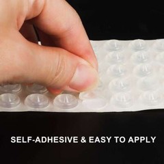 Adhesive Rubber Feet Bumper Stops w/Nip Door Cupboard Drawer Cabinet Kitchen lot