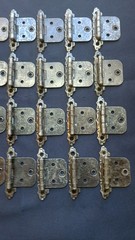 Lot of 40 VTG Cabinet Door Hinges 3” 182 889 Self Closing Semi Concealed
