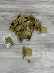 20pc AMEROCK Self-Closing Cabinet Door Hinge Polished Brass CM7139-3