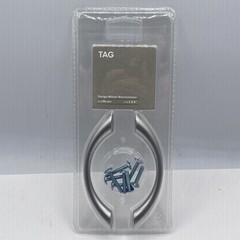 IKEA TAG Mikael Warnhammar 96mm 3 3/4″ Silver Satin Draw Pulls 2 Handels