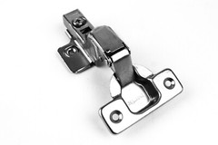 (30 Pieces) Soft Closing Frameless Inset Cabinet Door Hinges with Screws