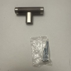 Amerock BP36556G10ORB Bronx 2-5/8”Bar Cabinet Knob – Satin Nickel/oil Rubbed Bro