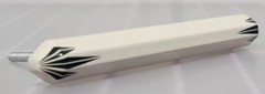 Dark Cream w/ Black Star Decorative Door Drawer Handle & Hardware Set 4.75″ Long