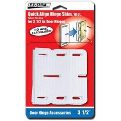 Ez Hs350bp 3.5″ Hinge Shim, 18 Count, Pack of 1, White