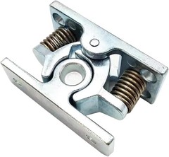 Heavy Duty Double Roller Catch, 1Pcs Zinc Alloy Push to Open Door Latch & Qui