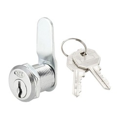 Cam Lock 20mm Cylinder Length 48mm x 2mm Cam Cabinet Locks Keyed Different