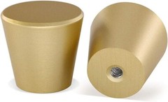 10pcs Brass Cabinet Knobs Gold Knobs f/Dresser Wardrobe Cabinet Drawer Kitchen