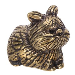 Light Brown Brass Cat Drawer Pulls for Kitchen and Bathroom Cabinet Hardware