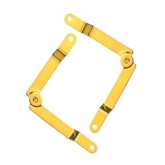 10Pcs Folding Lid Support Hinges Jewelry Box Wooden Boxes Cases Display Hardware