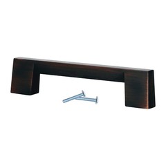 Modern Square 5-1/32″ Brushed Oil-Rubbed Bronze Cabinet Pull Handle P7068128 Bor