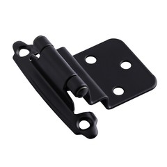 Lot Kitchen Door Cabinet Hinges Self Closing 3/8″ Offset Inset Face Mount Black