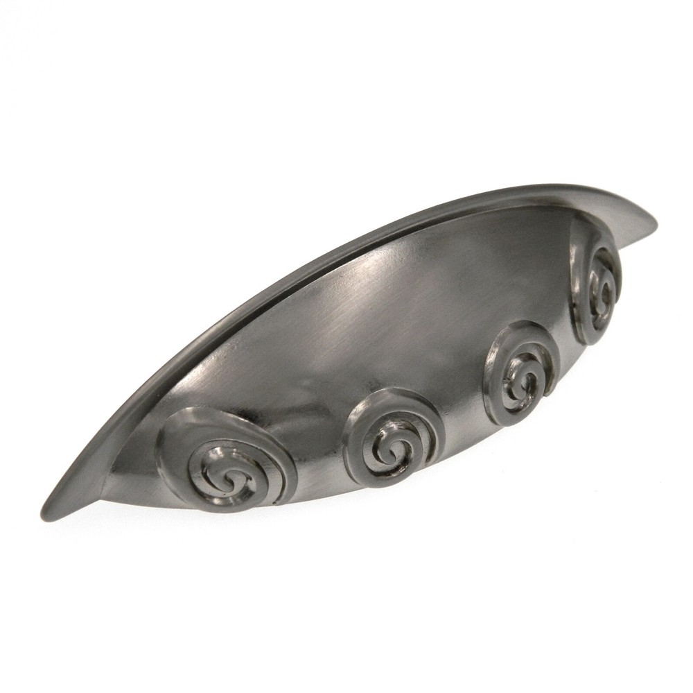 Brushed Satin Nickel 3″cc Showcase P2204-BSN Swirl Cabinet Cup Pull Handle