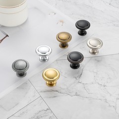 KOOFIZO Round Cabinet Knobs Oil Rubbed Bronze Cabinet Pulls, Dia. 1-1/4 Inch,…