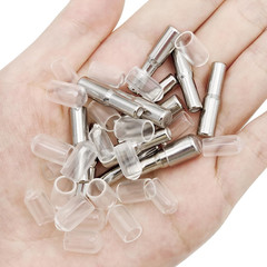 58 Pcs Shelf Pegs Support Pins Dual Diameter Metal with Rubber Covers for