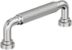 Amerock BP37682 Collet 3-3/4″ Center to Center Knurled Handle – Chrome