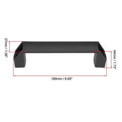 Plastic Pull Handle 147mm Hole Centers for Luggage Mechanical Equipment