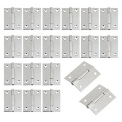 20PCS Stainless Steel Folding Hinges 2 Inch Cabinet Door Hinge Home Furniture…
